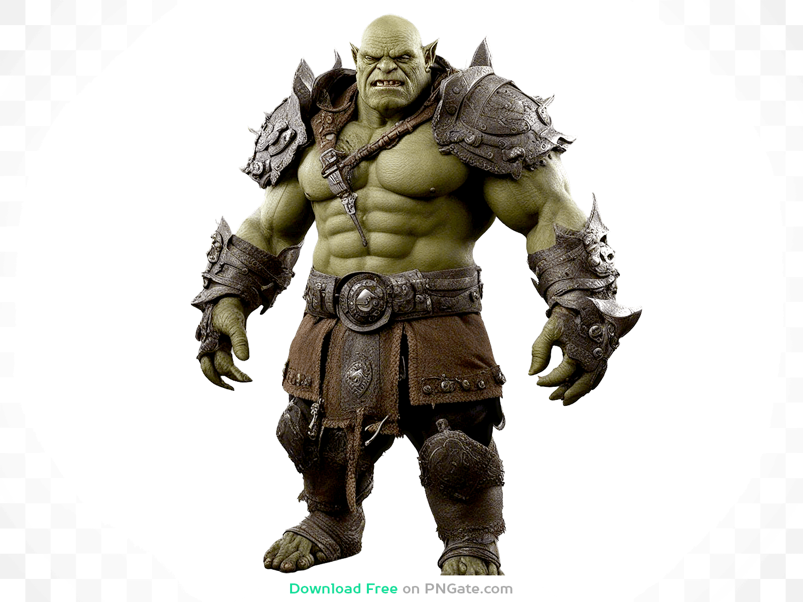 Angry Orc Realistic 3D PNG Image Download for Free – PNGate