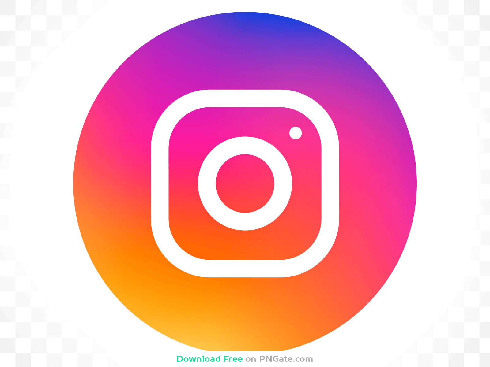 Instagram Logo Circled Gradiented PNG Image Download for Free PNGate