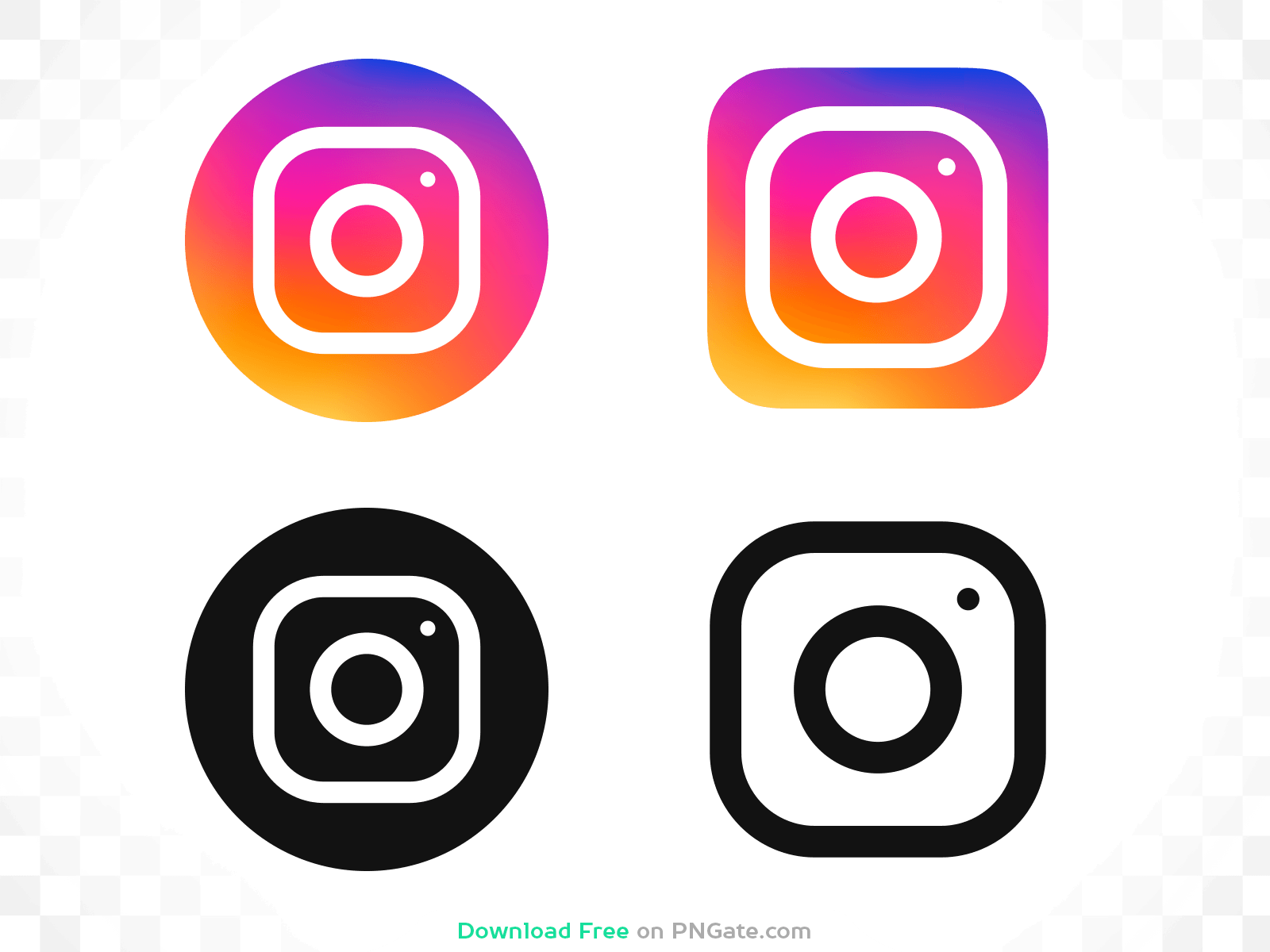 Instagram 徽标 Ui/Ux 套件