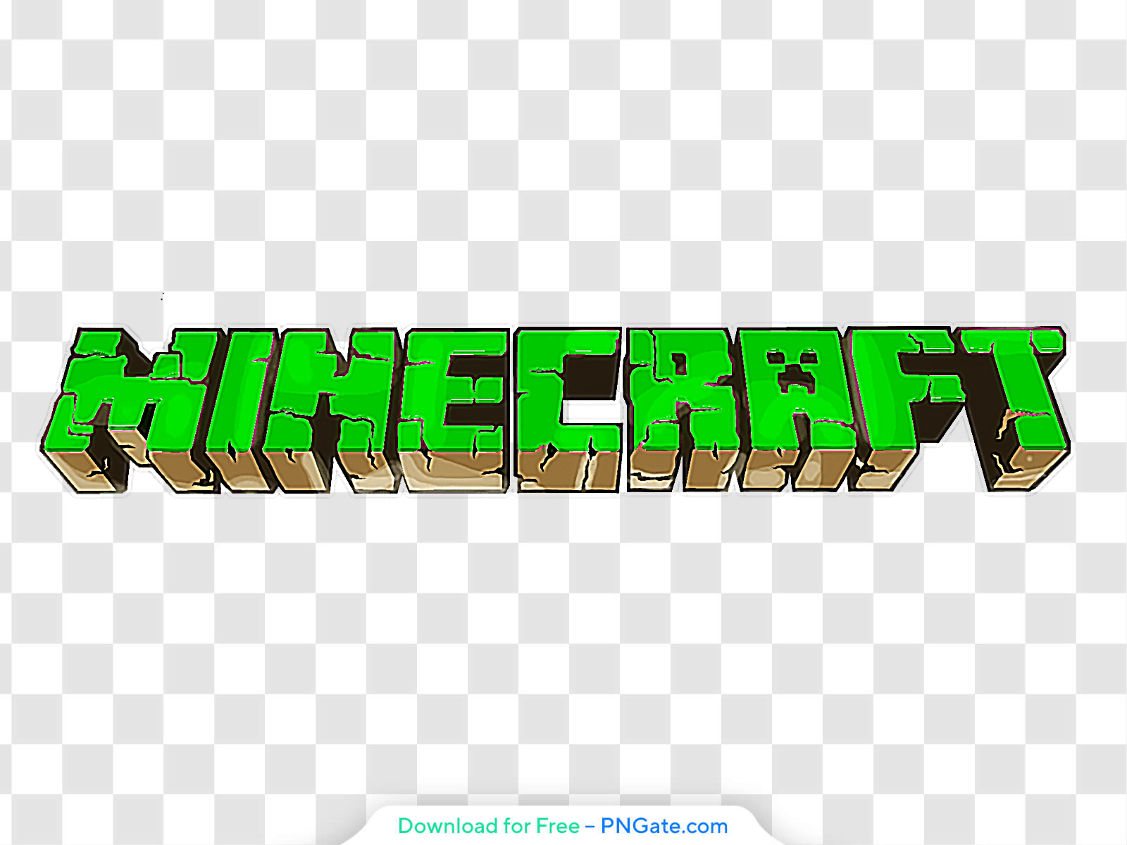 Minecraft Logo Print