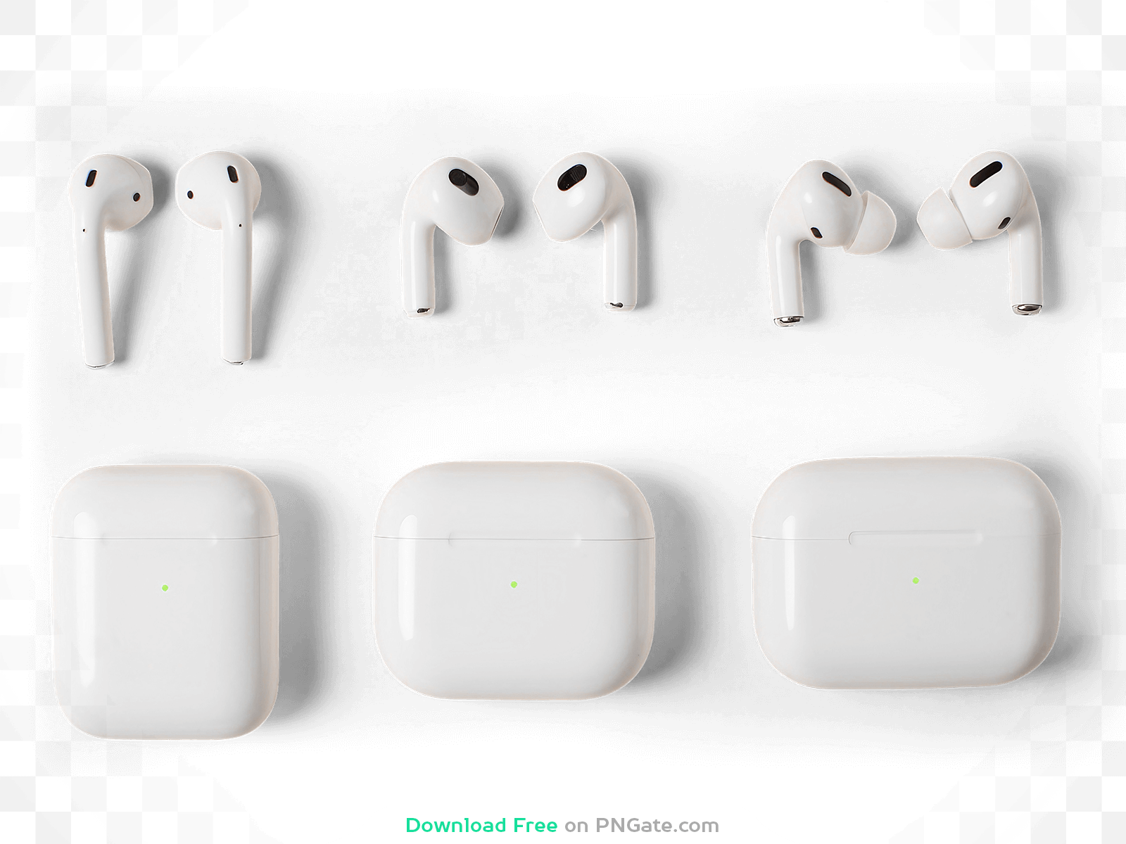 Airpods 所有型号均配有保护壳