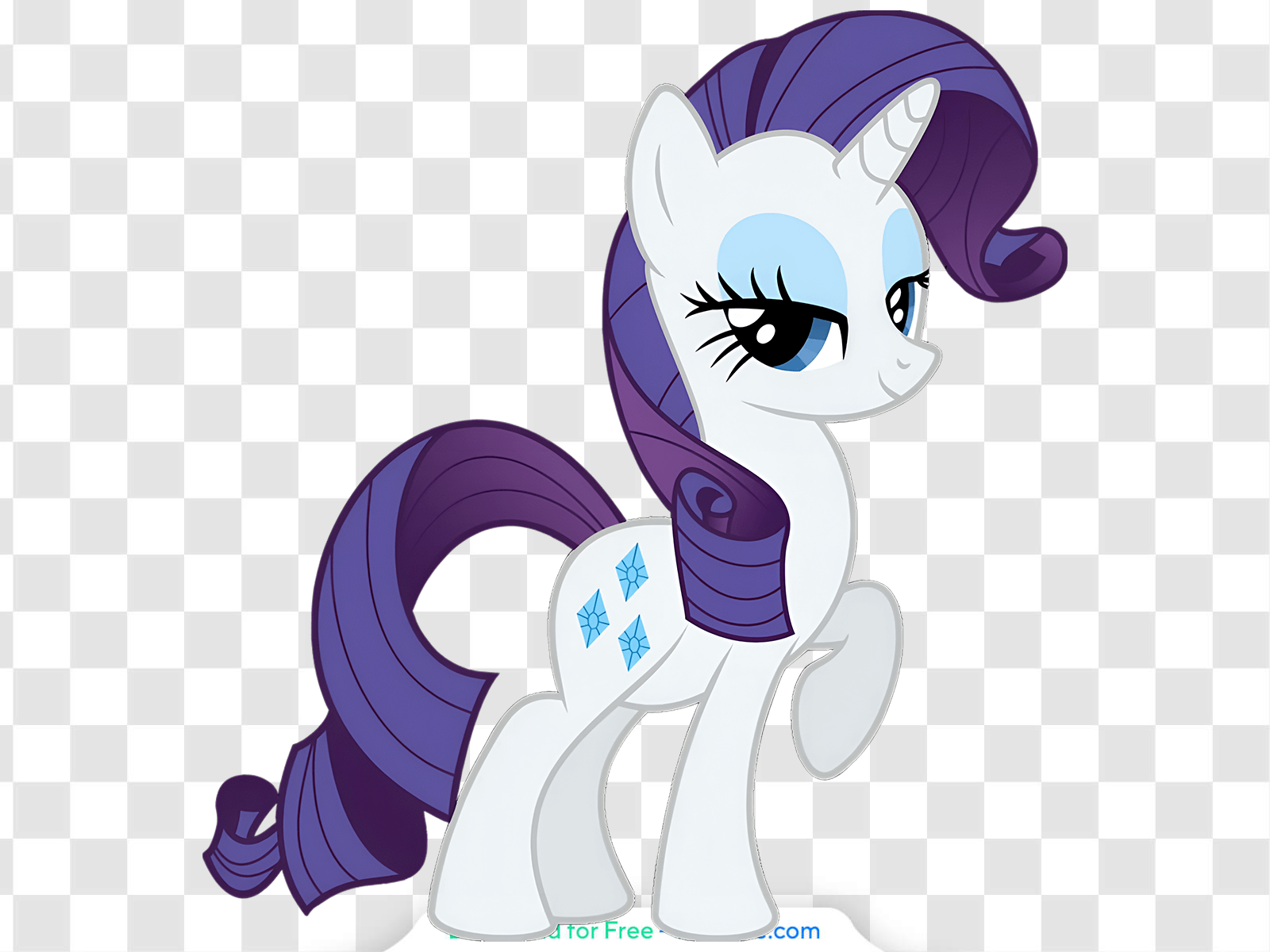 Rarity MLP Beautiful Playful Pony Image Free PNG PNGate