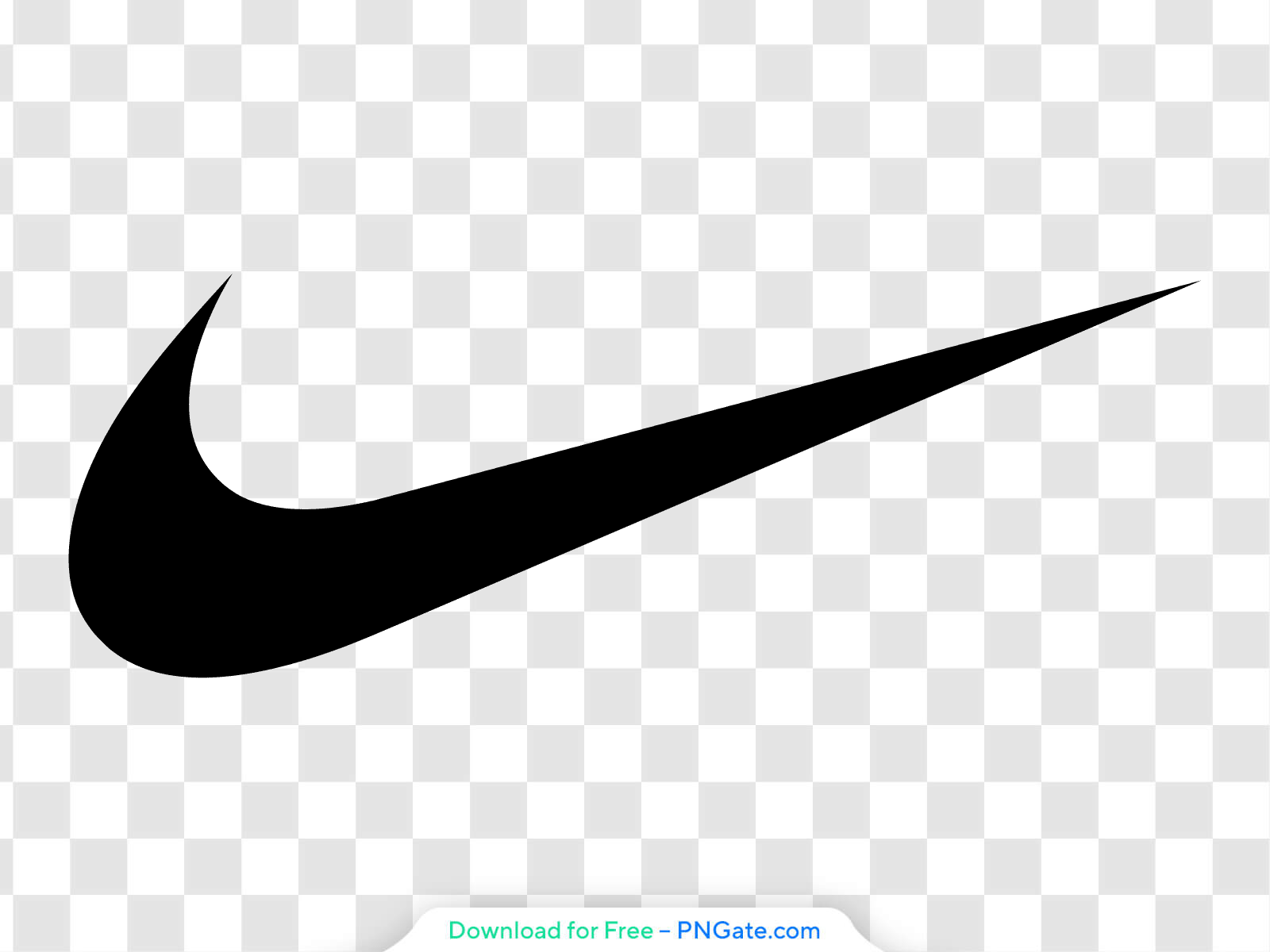 Nike Logo Black Monochrome Icon Free PNG PNGate