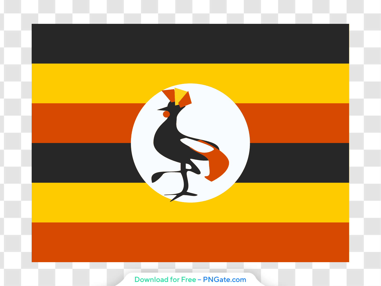 Uganda Flag Crane