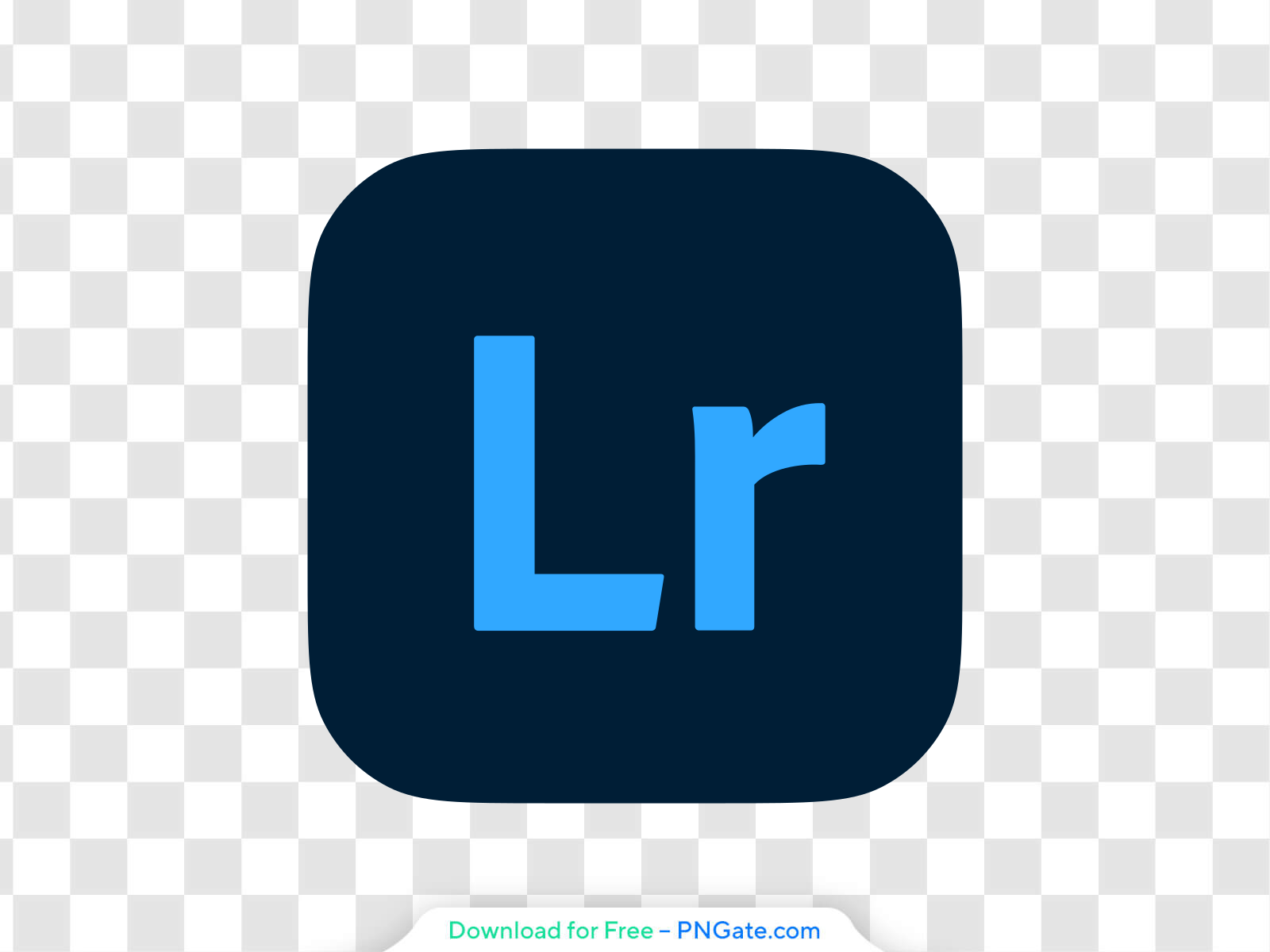 Adobe Lightroom Blue Icon Modern Design Free PNG PNGate