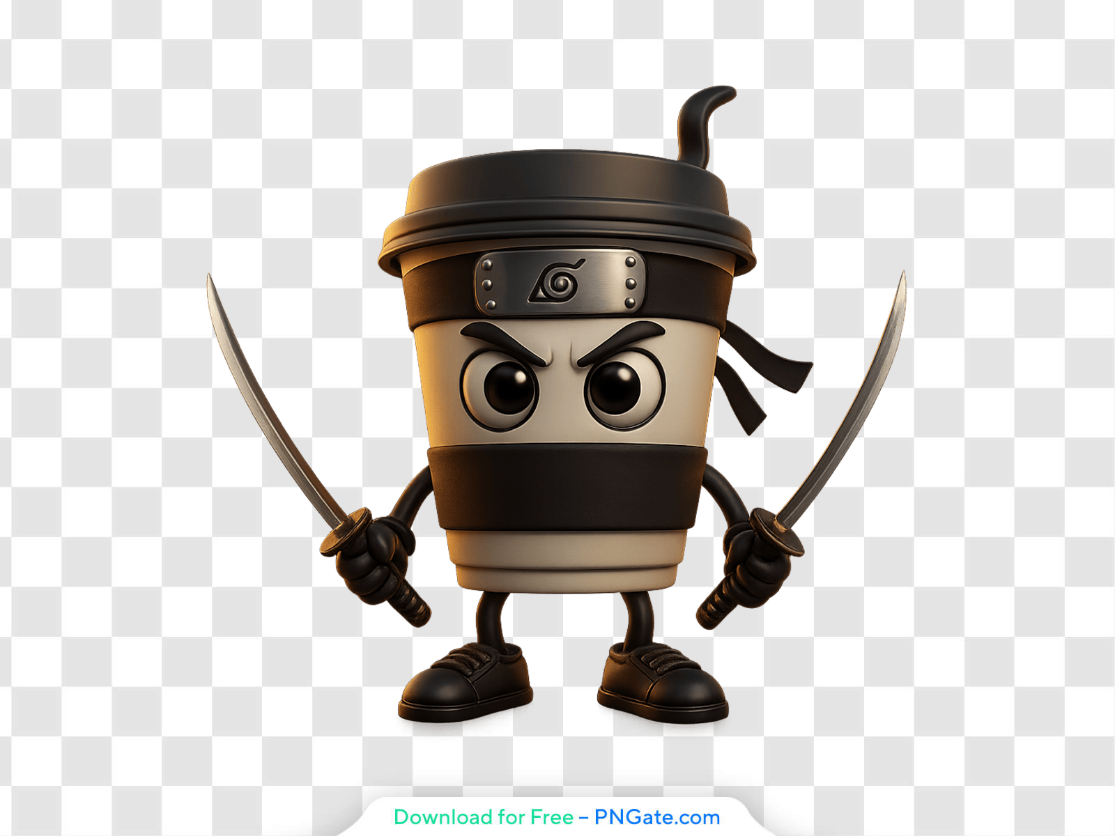 Cappuccino Assassino 3D Meme character